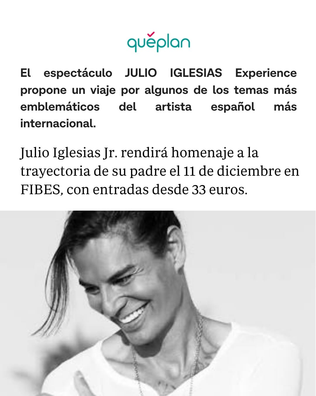 Julio Iglesias Jr. — Julio Iglesias Experience
