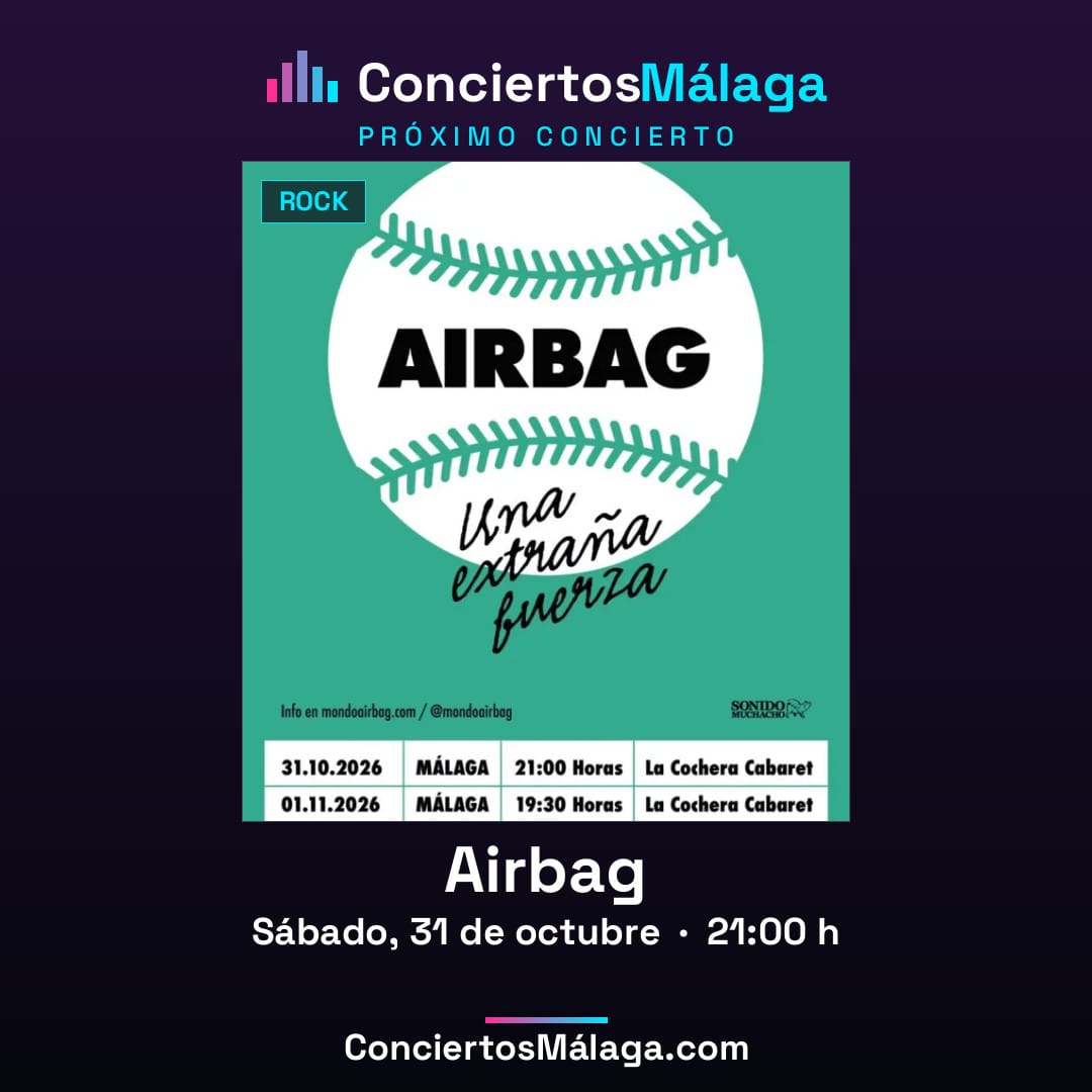 Airbag: Una extraña fuerza en La Cochera Cabaret