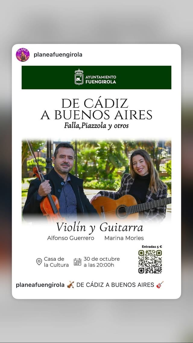 De Cádiz a Buenos Aires: Violín y Guitarra