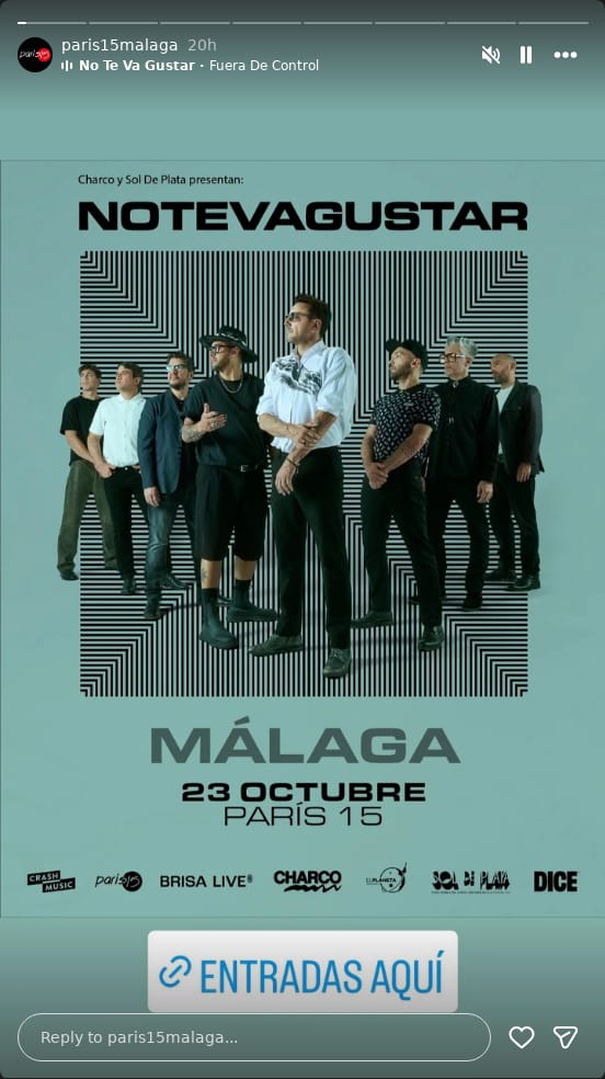 No Te Va Gustar en concierto