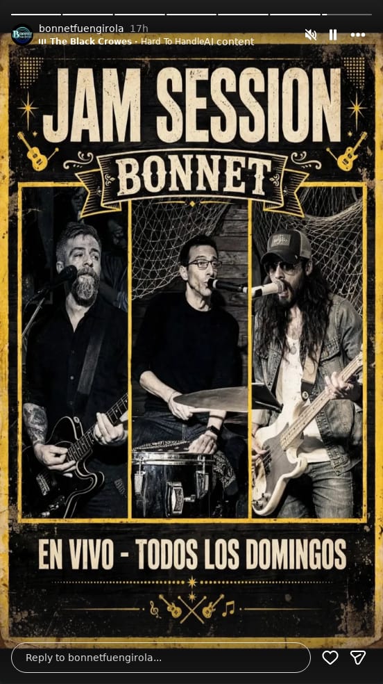 Jam Session en vivo en Bonnet