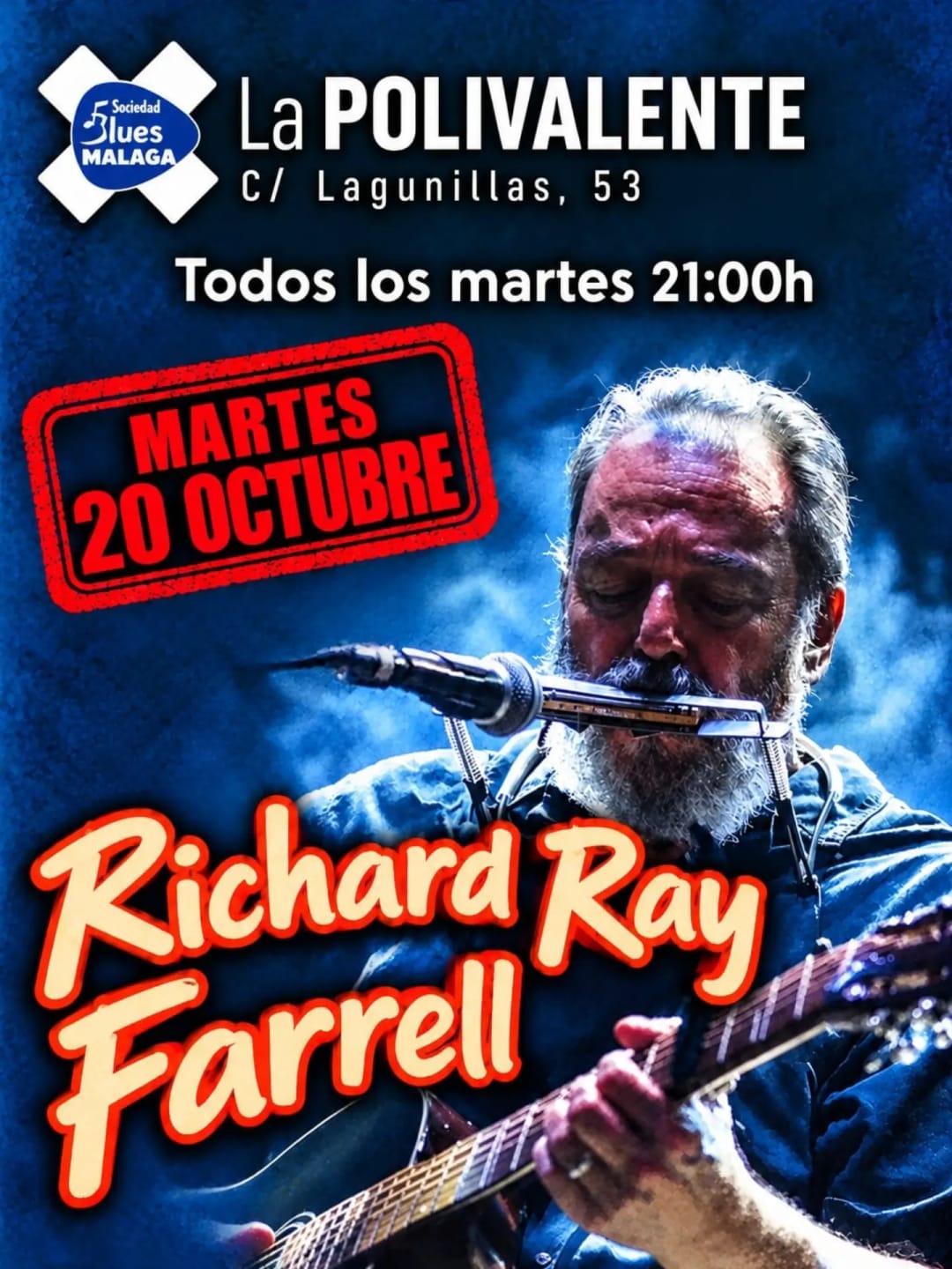 Richard Ray Farrell en directo