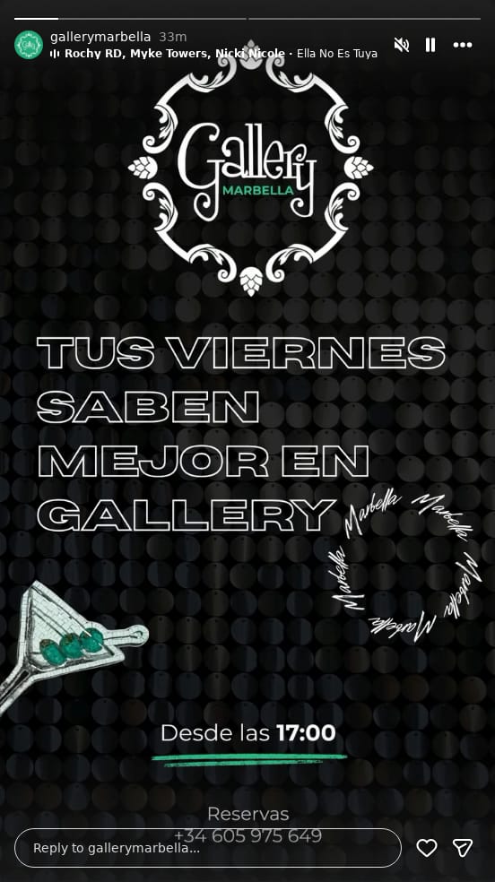 Viernes de tardeo en Gallery Marbella