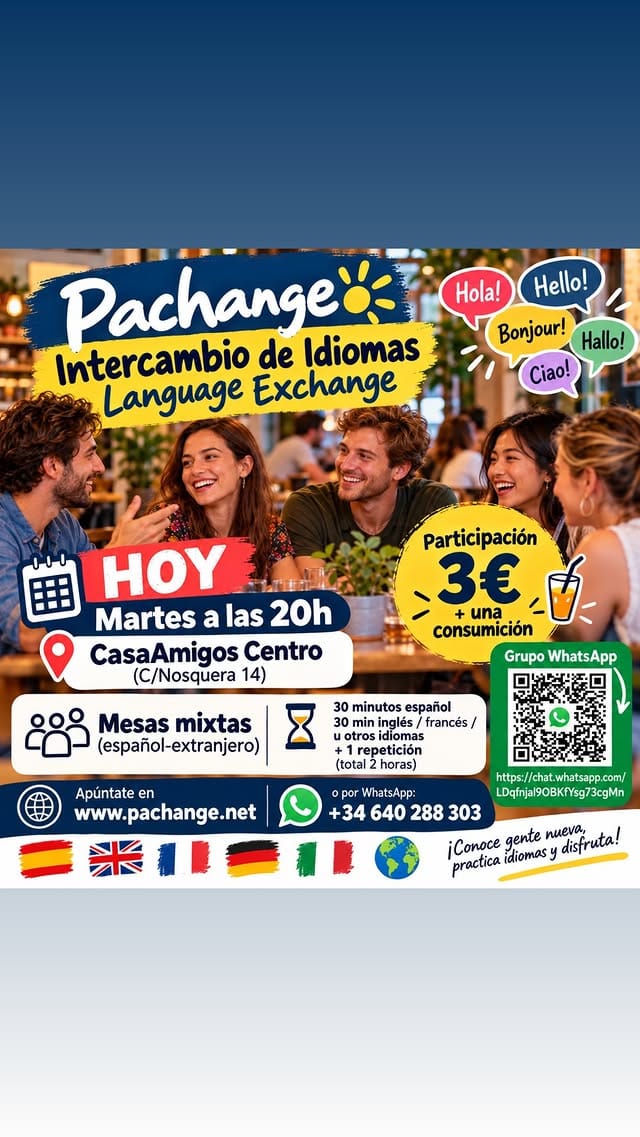 Pachange: Intercambio de Idiomas