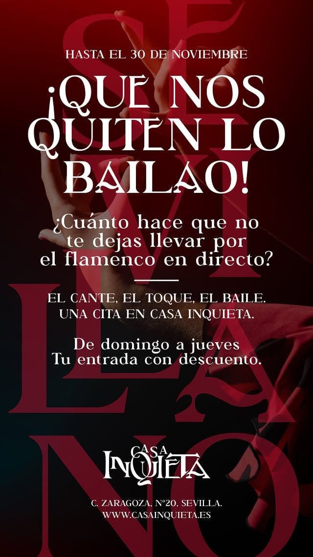 Flamenco en directo con entrada descontada