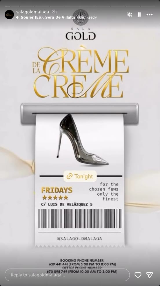 Crème de la Crème en Sala Gold