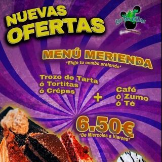 Menú Merienda 6,50€ · Los Tres Calderos