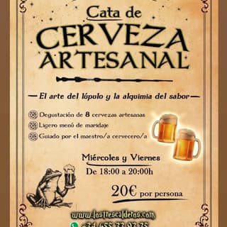 Cata de Cerveza Artesanal · Los Tres Calderos