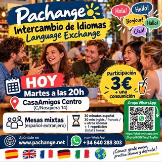 Pachange: Intercambio de Idiomas · CasaAmigos Centro