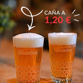 Cañas a 1,20€ por las tardes · Raff Tapas & Bar